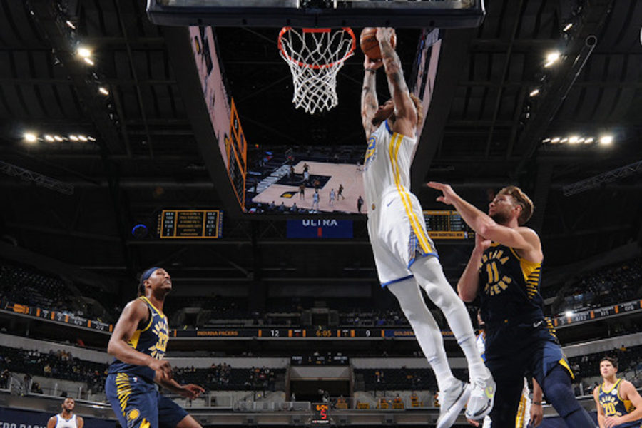 Warriors seal victory over Pacers with late run