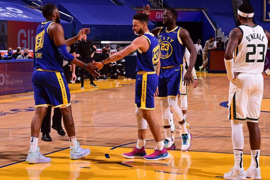 Warriors stun Utah Jazz on Curry’s 33rd birthday