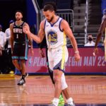 Curry goes wild, Warriors clinch No. 8 Seed