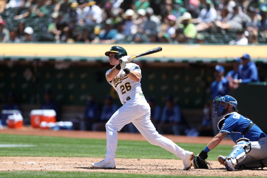 A’s offensive burst was too much for the Royals